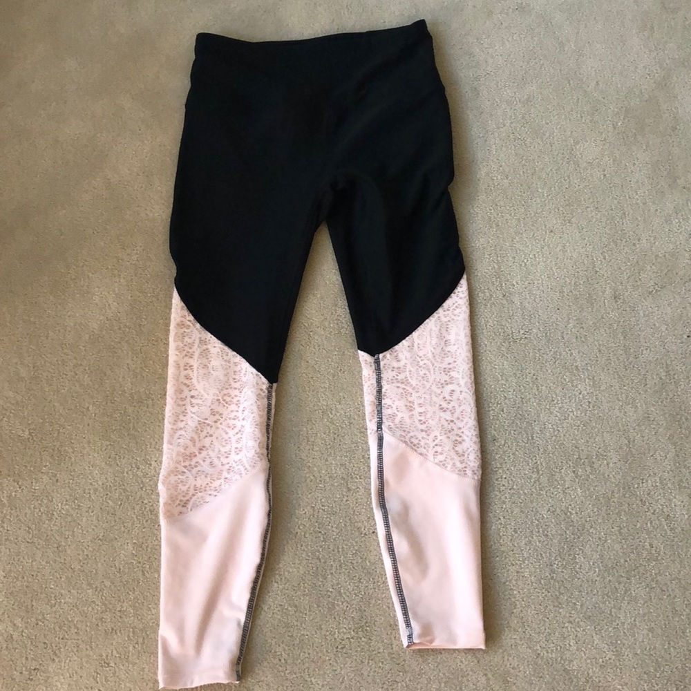 RBX Pink Lace Workout Pants